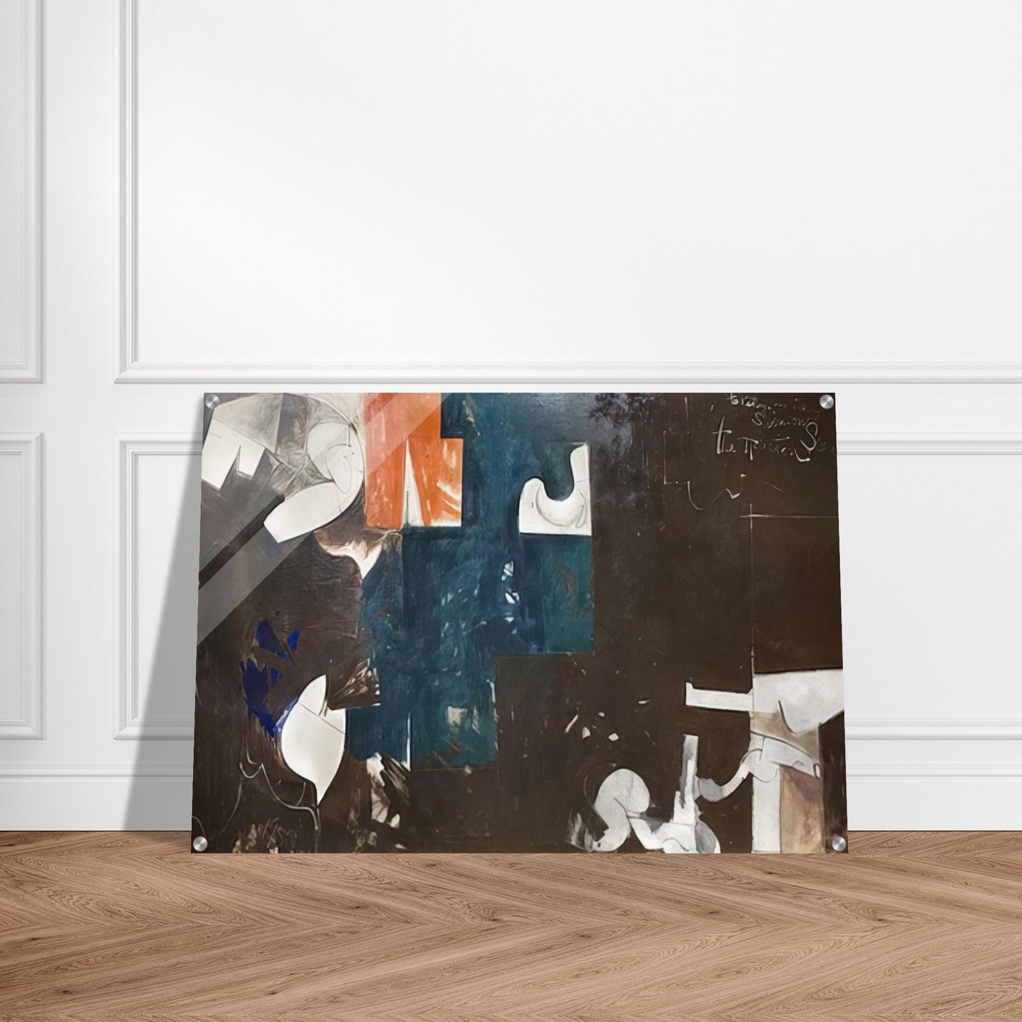 The Houston Scene - 1959 - Hassel Smith Acrylic Print - 70x100 cm / 28x40″ inches