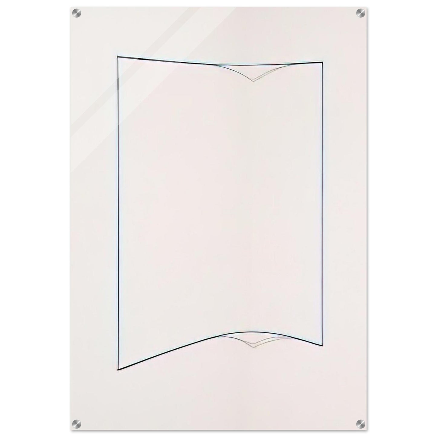 Blue Day-glo Corner Piece - 1968 - Fred Sandback Acrylic Print - 70x100 cm / 28x40″ inches | Fred Sandback Wall Art | Fred Sandback Prints
