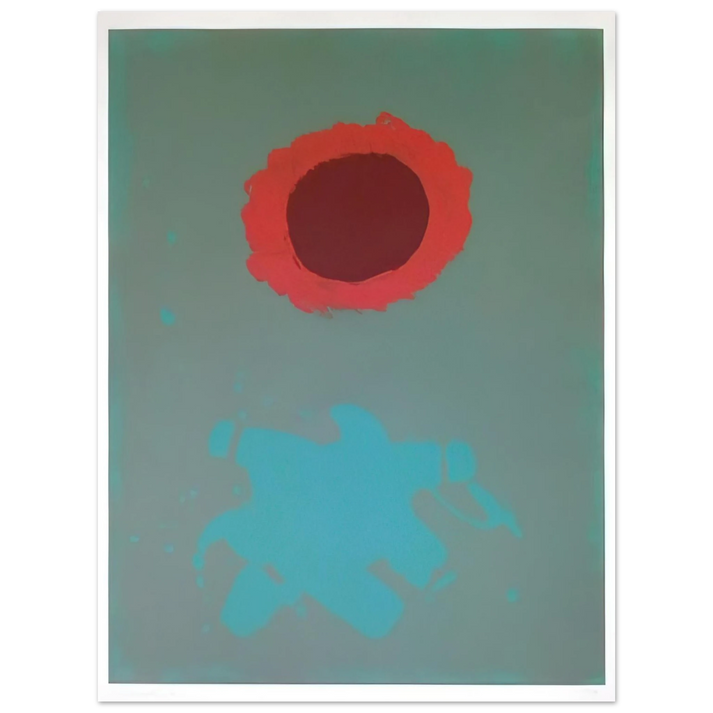 Adolph Gottlieb - Chrome Green - 1972  75x100 cm / 30x40inches Fine Art Poster