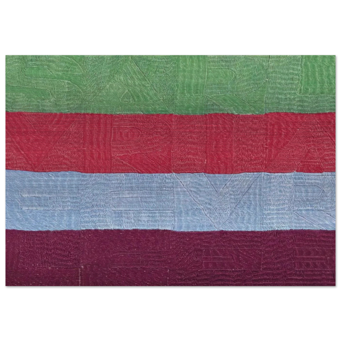 SVELARE E RIVELARE 1990 - Alighiero Boetti Brushed Aluminum Print - 70x100 cm / 28x40 inches | Alighiero Boetti Aluminum Print | Alighiero Boetti Prints