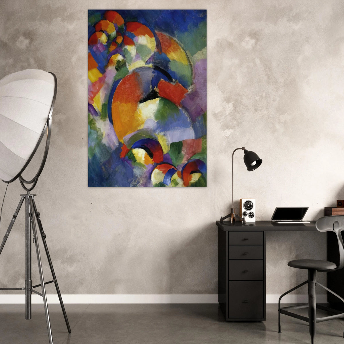 Cosmic Synchromy - 1914 - Morgan Russell Art Prints - 100x150 cm / 40x60″ inches | Morgan Russell Poster | Morgan Russell Prints