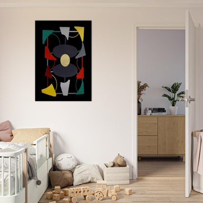 Planos y color liberados - 1947 - Gyula Kosice Brushed Aluminum Print - 70x100 cm / 28x40 inches | Gyula Kosice Aluminum Print | Gyula Kosice Prints