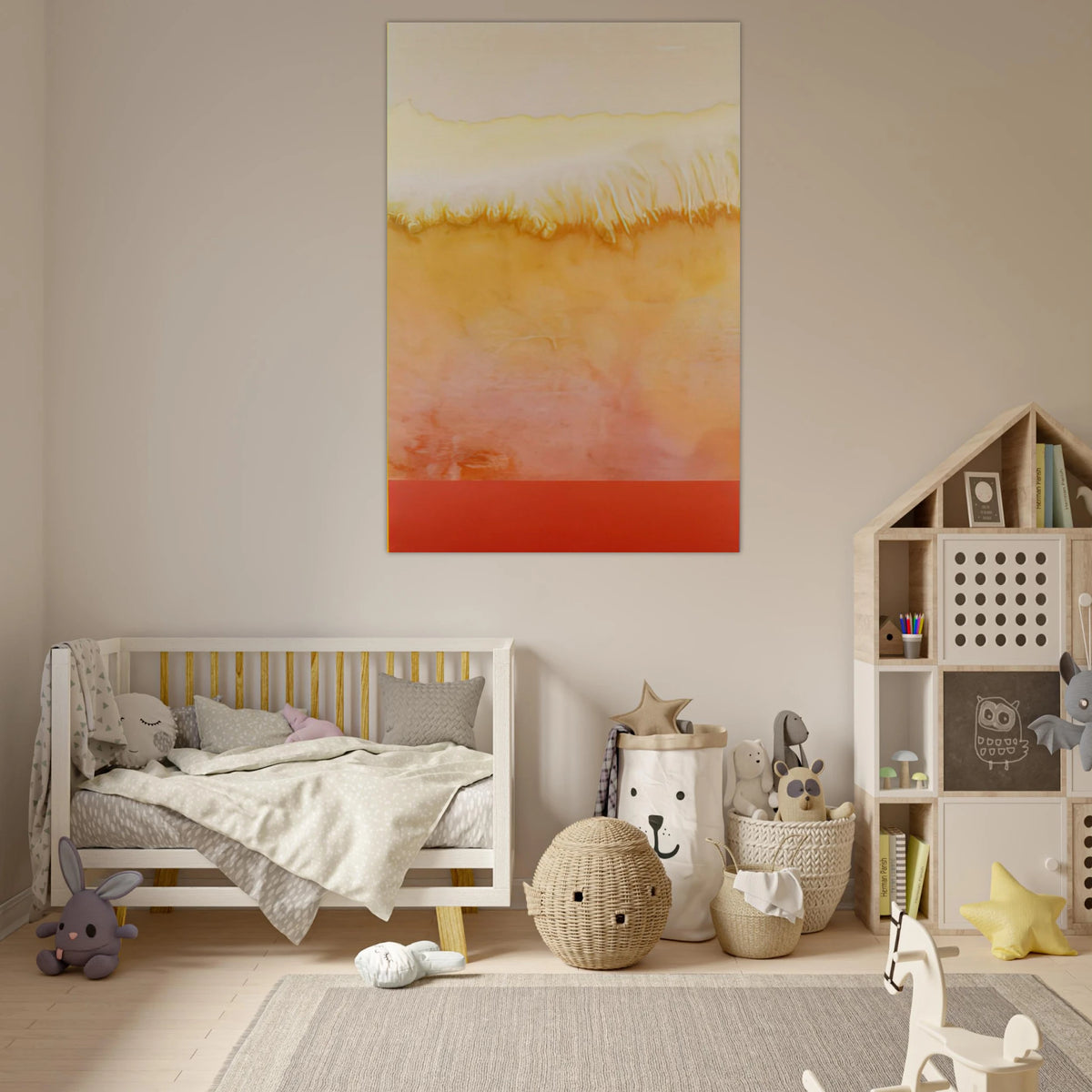 Carmen's Opal - 1979 - Ronnie Landfield Art Prints - 100x150 cm / 40x60″ inches | Ronnie Landfield Poster | Ronnie Landfield Prints