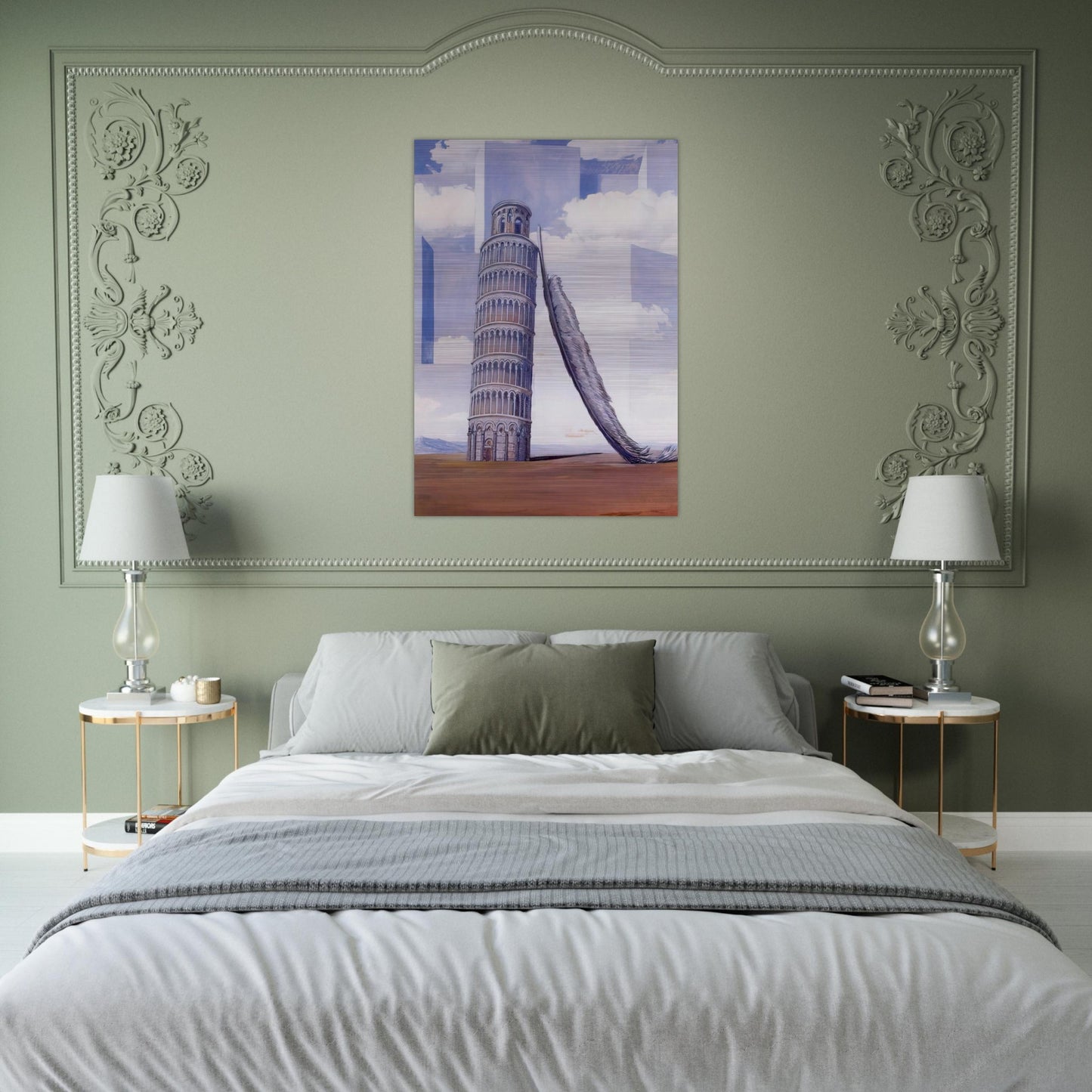 MEMORY OF A JOURNEY 1955 - Rene Magritte Brushed Aluminum Print - 70x100 cm / 28x40 inches | Rene Magritte Aluminum Print | Rene Magritte Prints