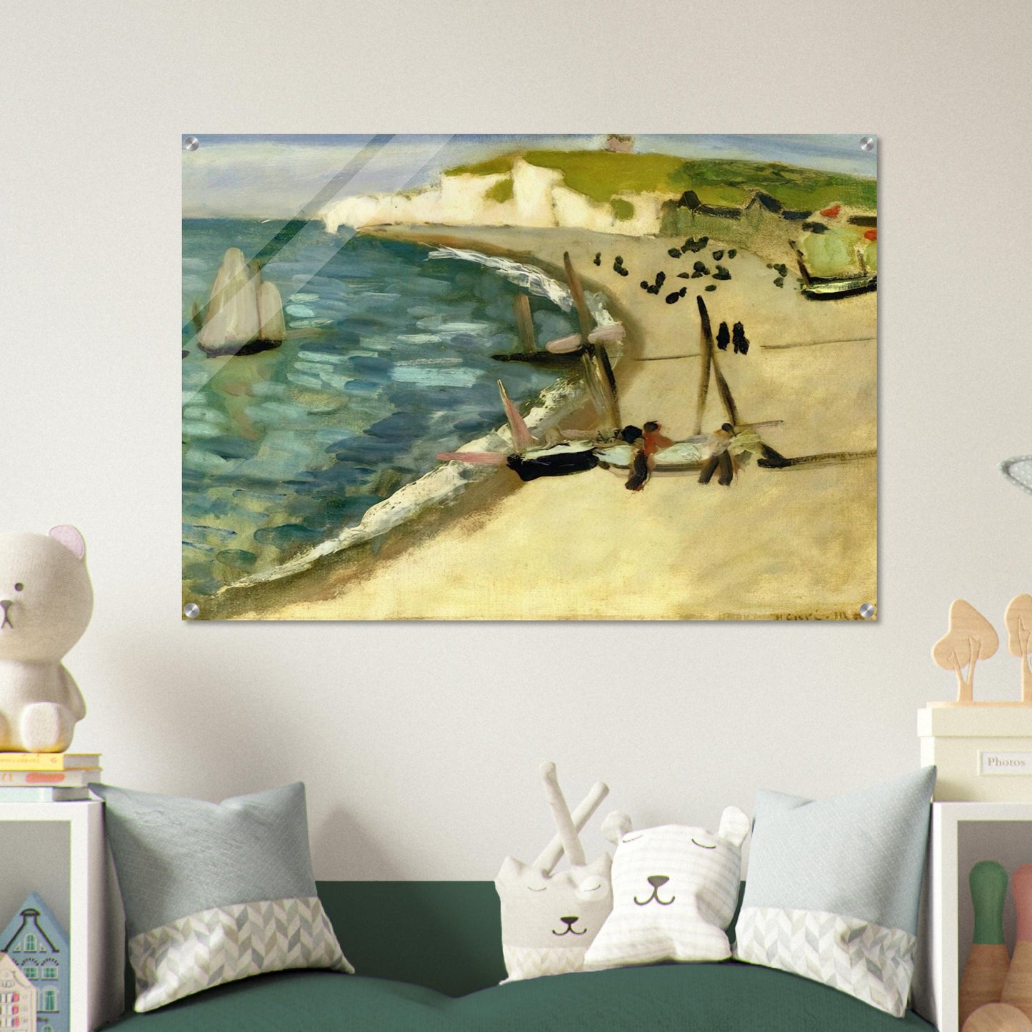 AHT AMONT CLIFFS AT ETRETAT 1920 - Henri Matisse Acrylic Print - 70x100 cm / 28x40″ inches