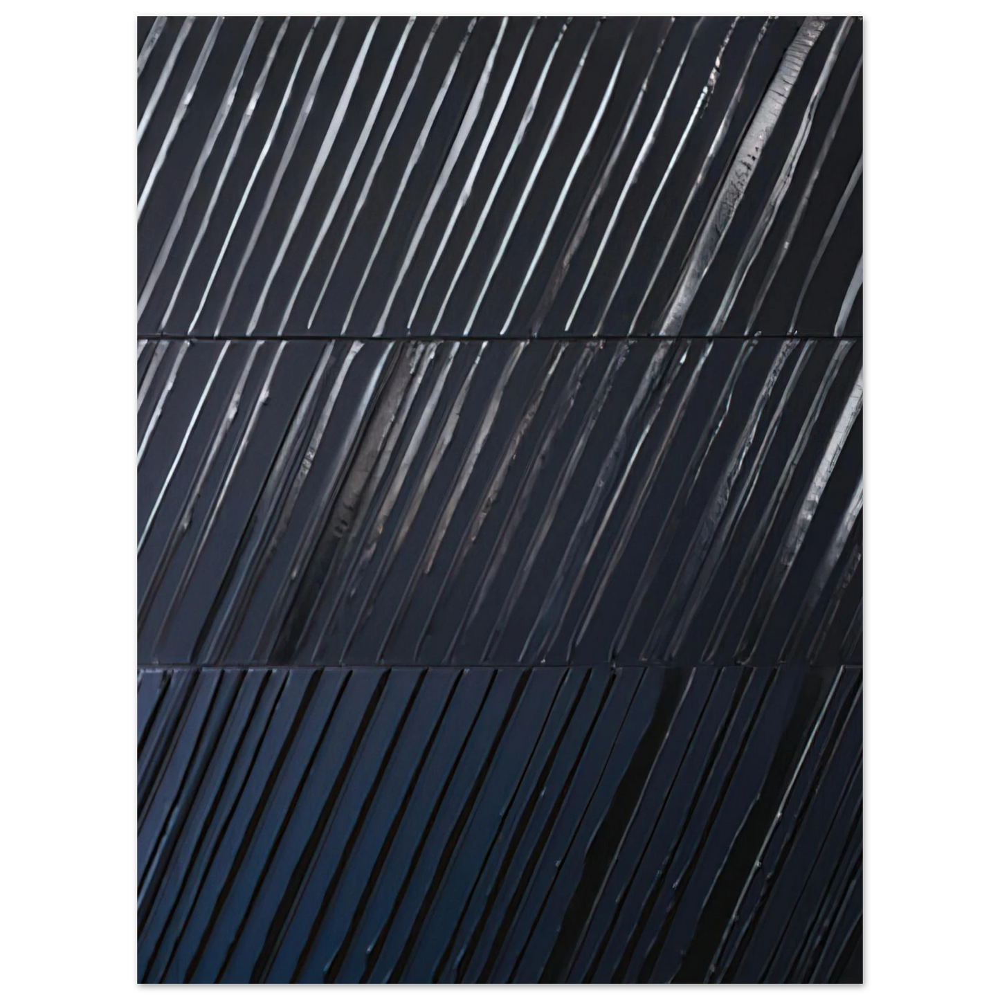 Pierre Soulages - Peinture 244 x 181 cm, 25 avril 2011 - 2011  75x100 cm / 30x40inches Fine Art Poster