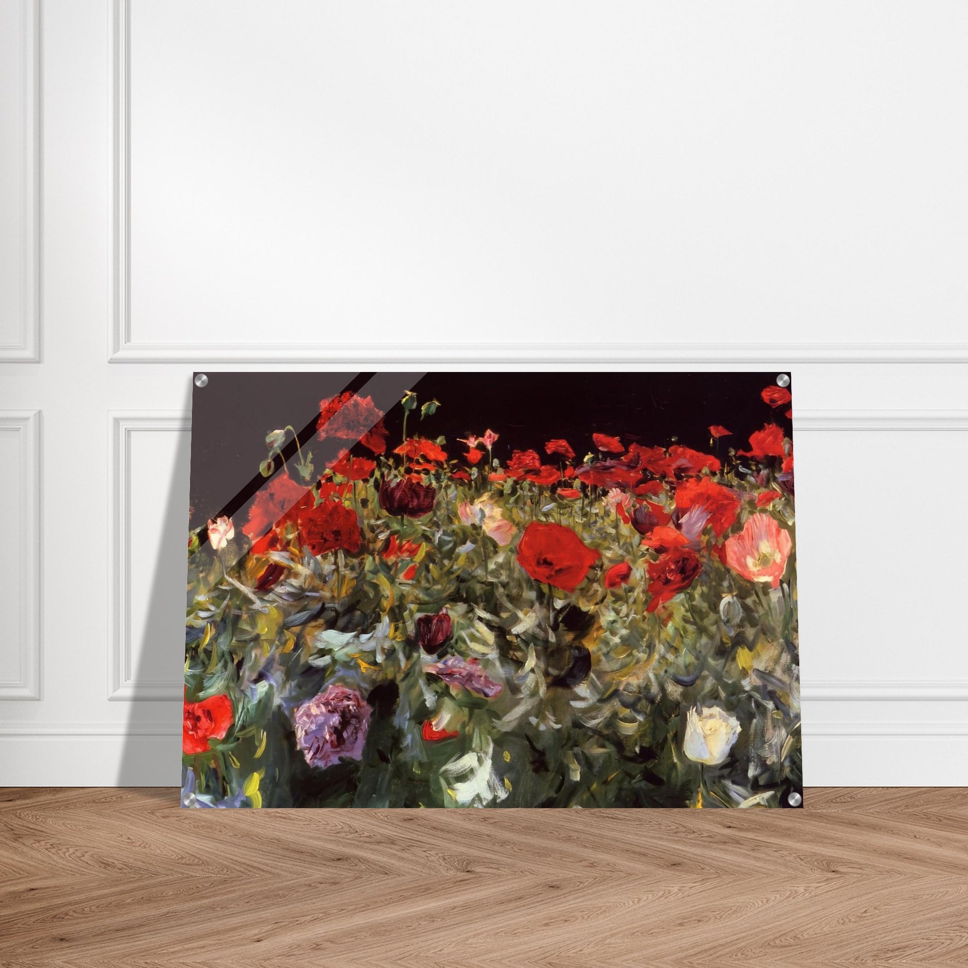 Poppies - John Singer Sargent Acrylic Print - 70x100 cm / 28x40″ inches | John Singer Sargent Wall Art | John Singer Sargent Prints