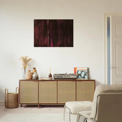 Untitled 2 - Barnett Newman Brushed Aluminum Print - 70x100 cm / 28x40 inches | Barnett Newman Aluminum Print | Barnett Newman Prints