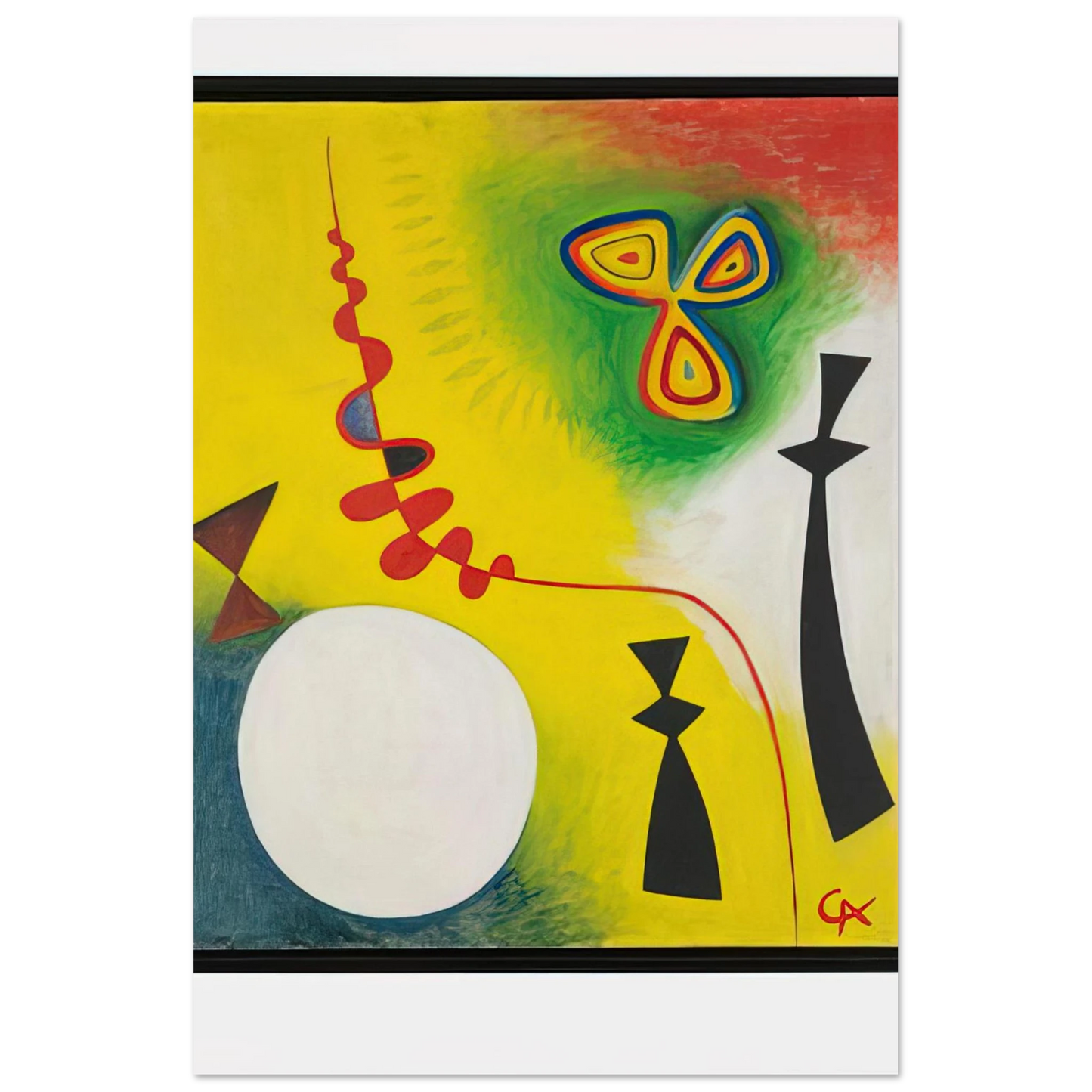 Alexander Calder - FETISHES 1944 Fine Art Poster