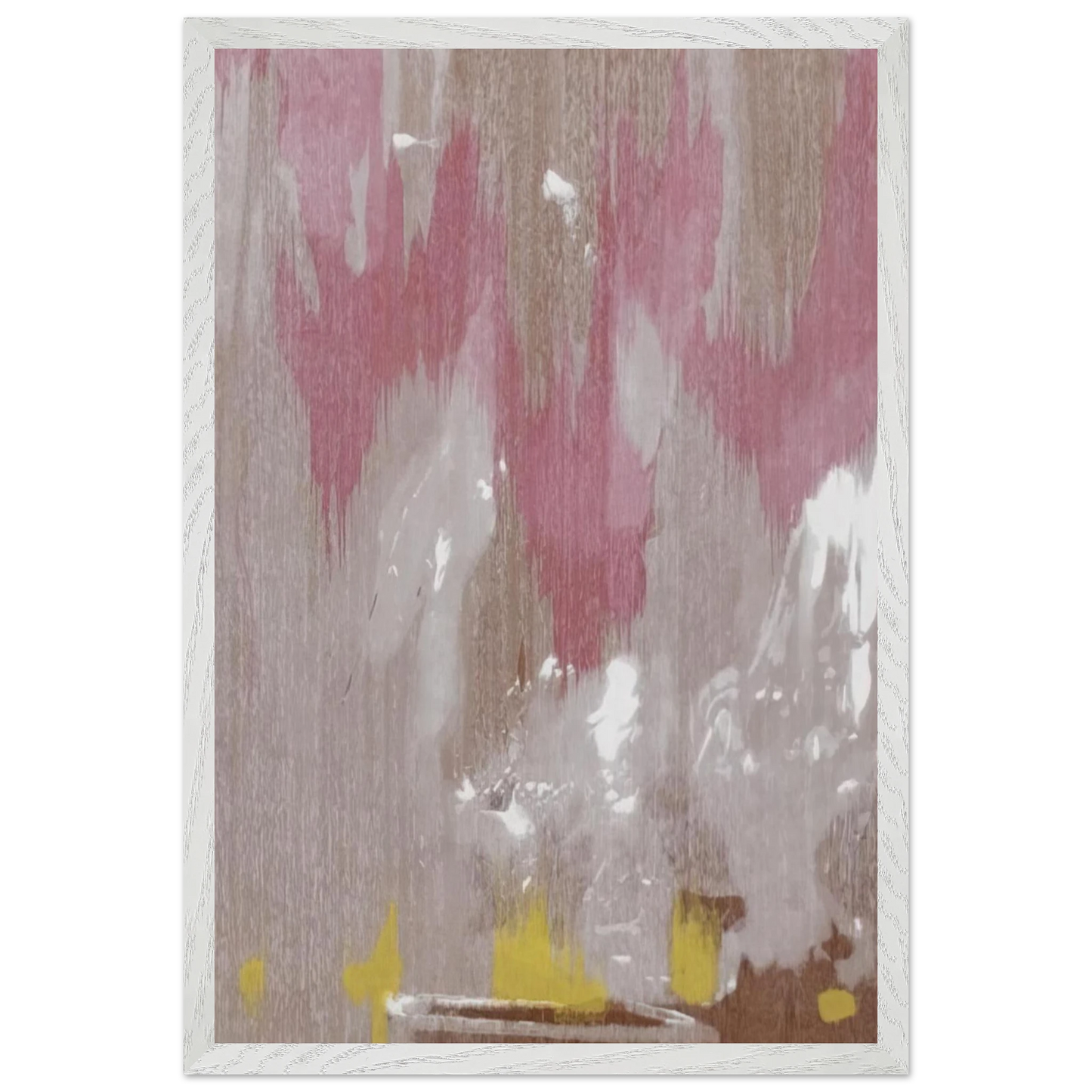 Helen Frankenthaler - Tales of Genji IV - 1998 Wall art - 30x40 cm / 12x16 inches - Premium Wooden Framed Poster With Fine Art Paper-canvas - Black frame