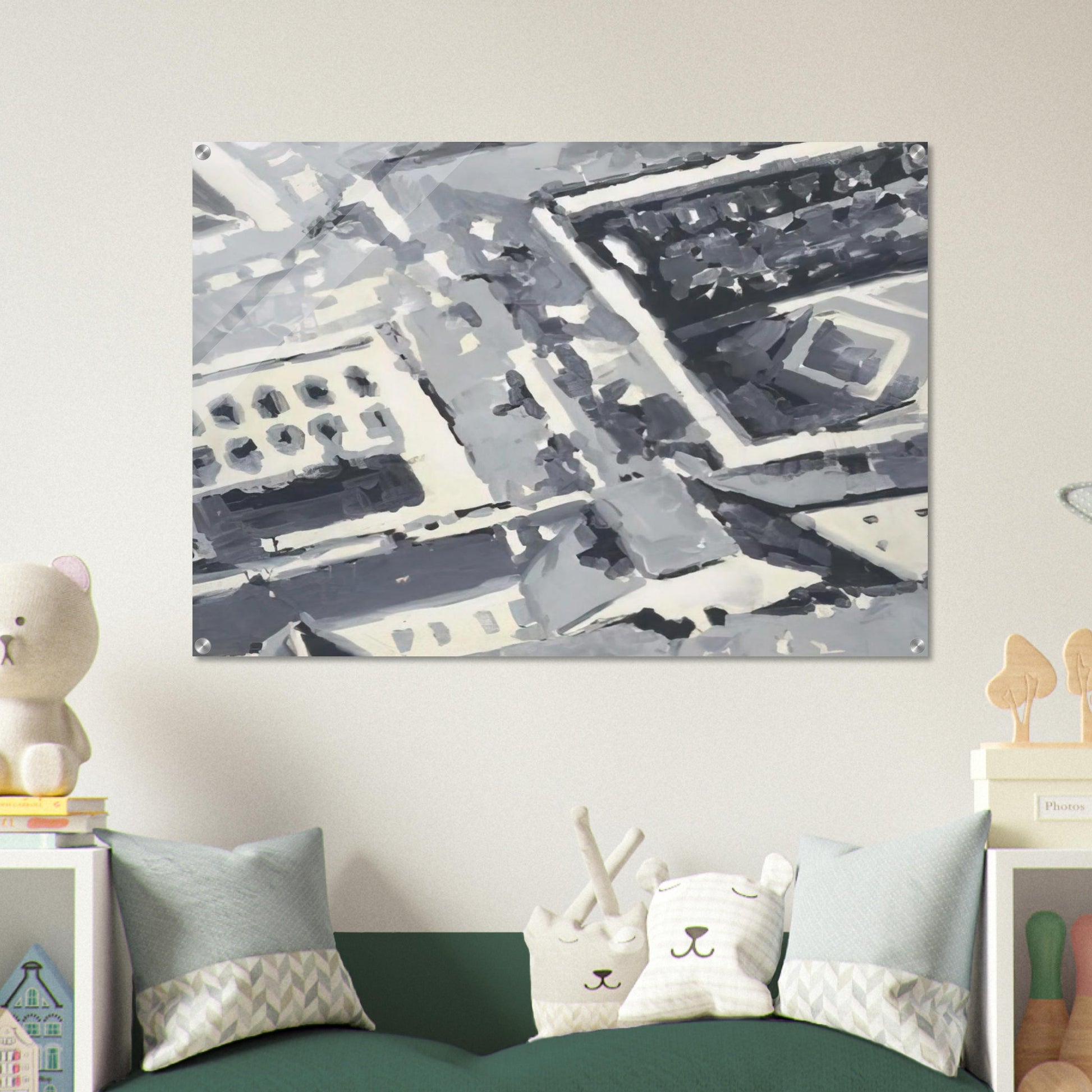 TOWNSCAPE M1 1968 - Gerhard Richter Acrylic Print - 70x100 cm / 28x40″ inches