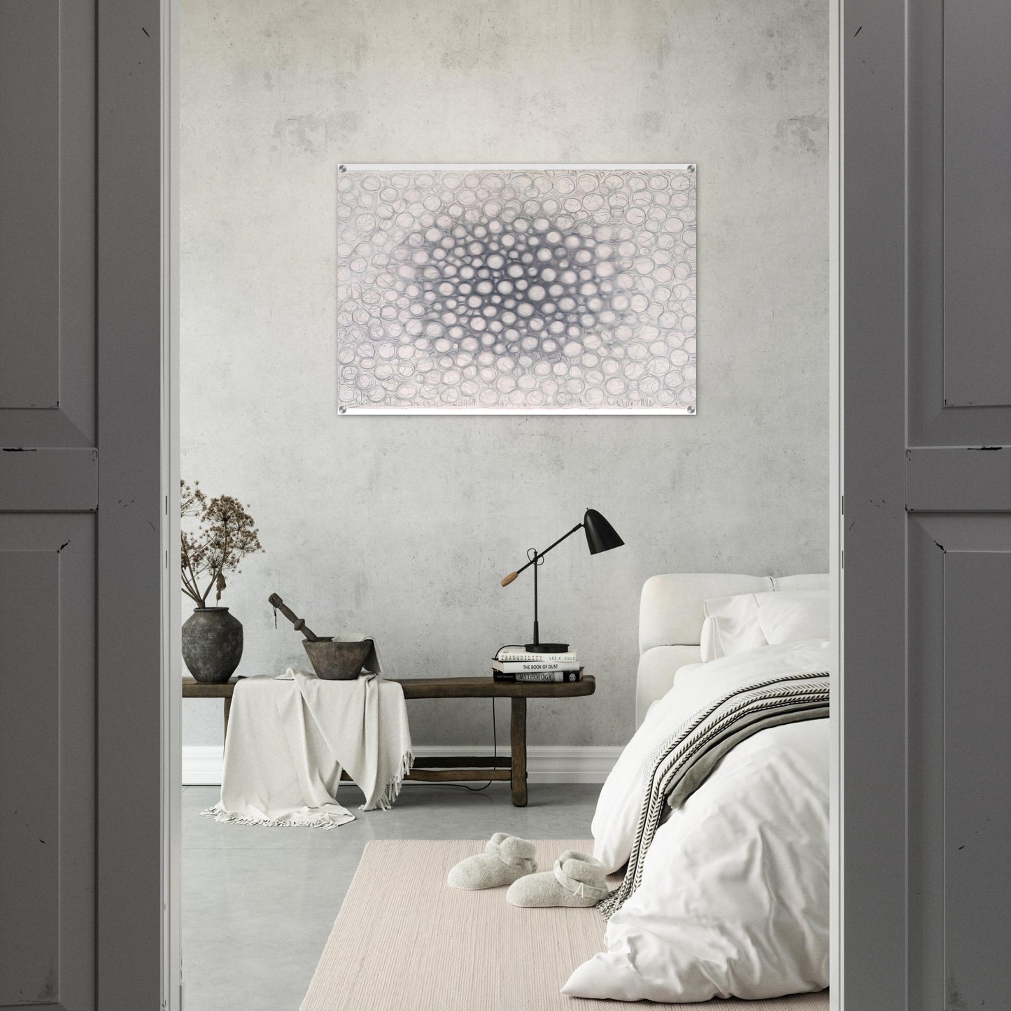 Light Gathers to the Question of No - 1979 - Richard Pousette-Dart Acrylic Print - 70x100 cm / 28x40″ inches