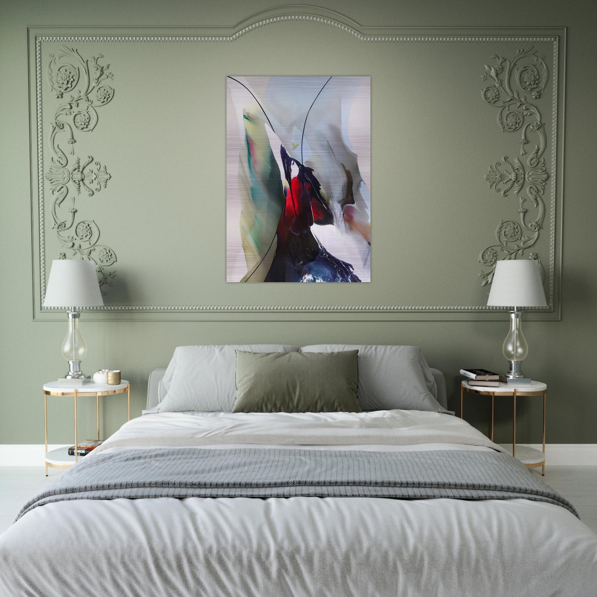 Phenomena Tarot Over - Paul Jenkins Brushed Aluminum Print - 70x100 cm / 28x40 inches | Paul Jenkins Aluminum Print | Paul Jenkins Prints
