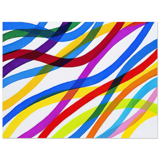 Piero Dorazio - Untitled - 1990  75x100 cm / 30x40inches Fine Art Poster