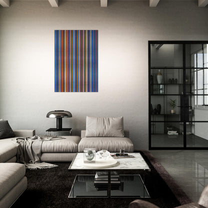 RA 2 1981 - Bridget Riley Brushed Aluminum Print - 70x100 cm / 28x40 inches | Bridget Riley Aluminum Print | Bridget Riley Prints