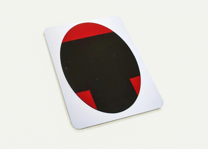 Big T - Hard Edge Painting By Leon Polk Smith Pack of 10 Post Cards | Leon Polk Smith Post Cards | A6 (10.5 x 14.8 cm) - 4.1 x 5.8 inches
