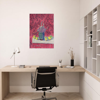 STILL LIFE WITH LEMONS 1943 - Henri Matisse Brushed Aluminum Print - 70x100 cm / 28x40 inches | Henri Matisse Aluminum Print | Henri Matisse Prints