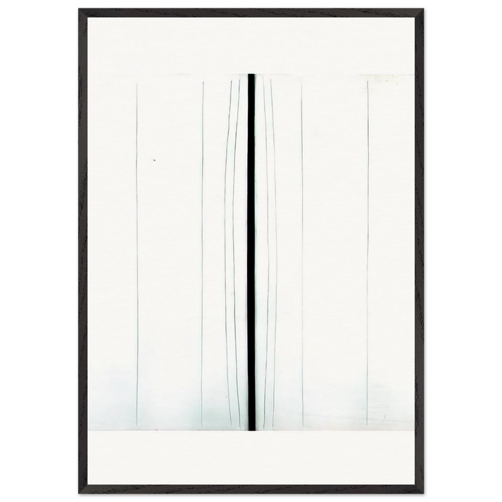 Composizione astratta n1 - Art Informel - Bice Lazzari 70x100 cm / 28x40 inches Framed Art Print – Black Wooden Frame