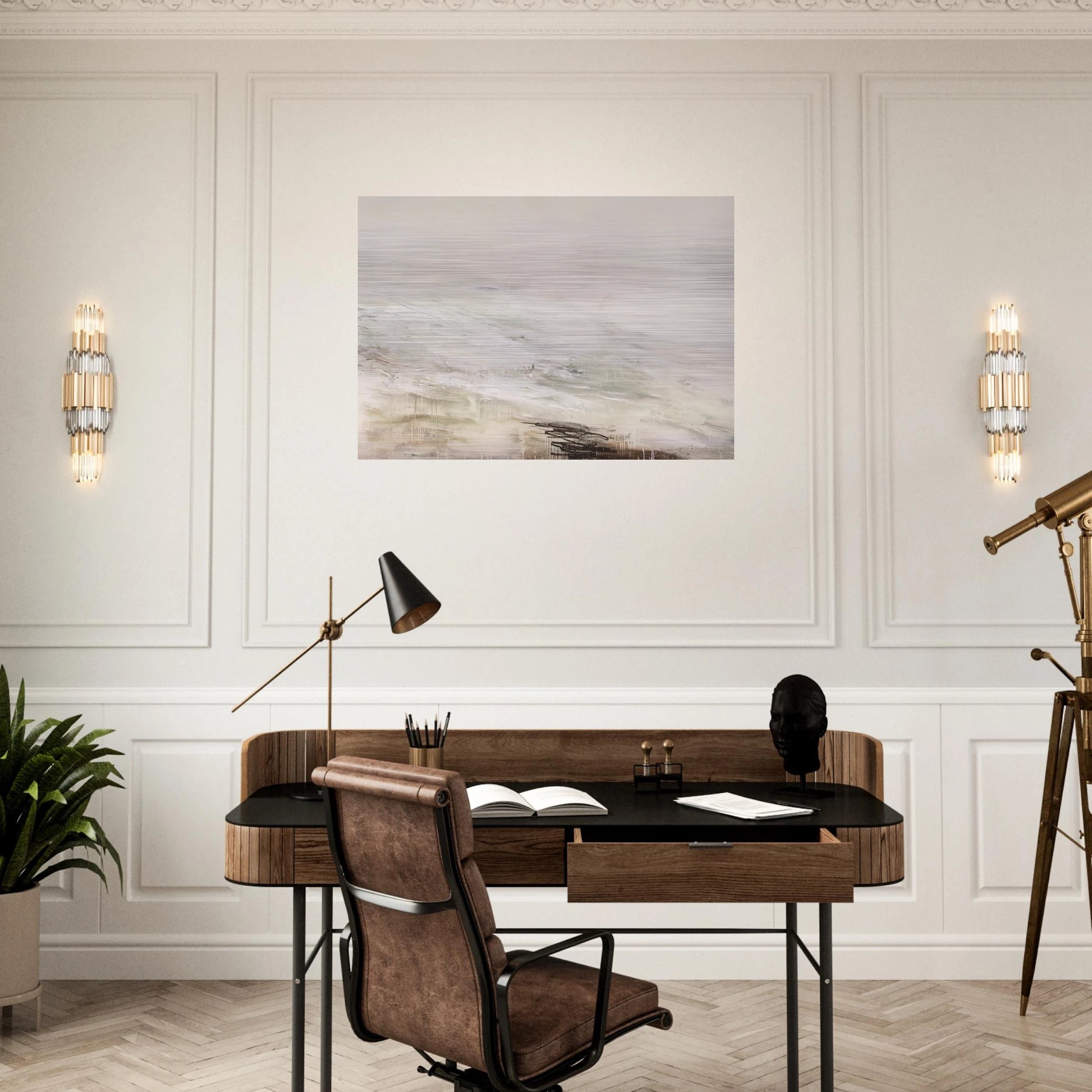 Hero and Leandro  A Painting in Four Parts  Part II - Cy Twombly Brushed Aluminum Print - 70x100 cm / 28x40 inches | Cy Twombly Aluminum Print | Cy Twombly Prints