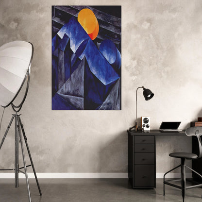 Composition - 1914 - Natalia Goncharova Art Prints - 100x150 cm / 40x60″ inches | Natalia Goncharova Poster | Natalia Goncharova Prints
