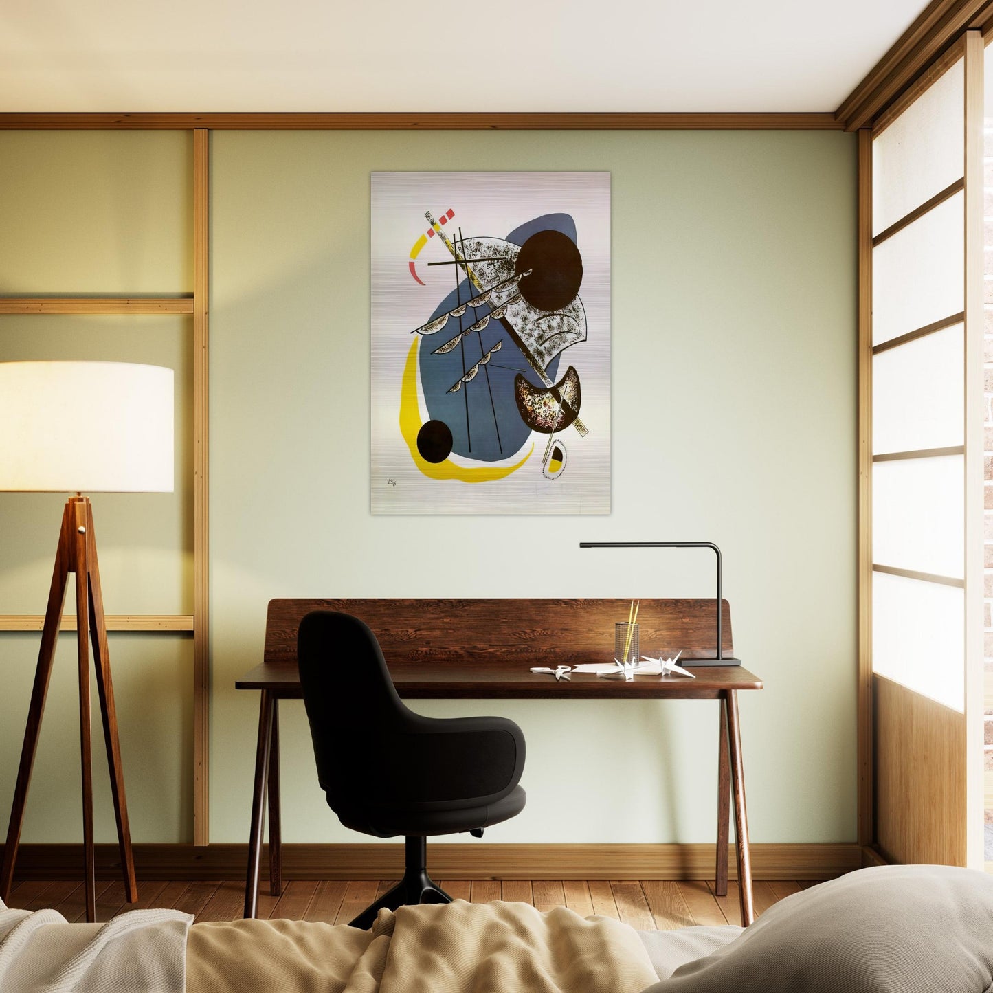 SMALL WORLDS II 1922 - Wassily Kandinsky Brushed Aluminum Print - 70x100 cm / 28x40 inches | Wassily Kandinsky Aluminum Print | Wassily Kandinsky Prints
