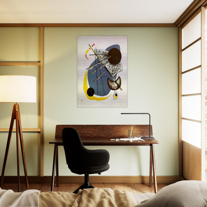 SMALL WORLDS II 1922 - Wassily Kandinsky Brushed Aluminum Print - 70x100 cm / 28x40 inches | Wassily Kandinsky Aluminum Print | Wassily Kandinsky Prints