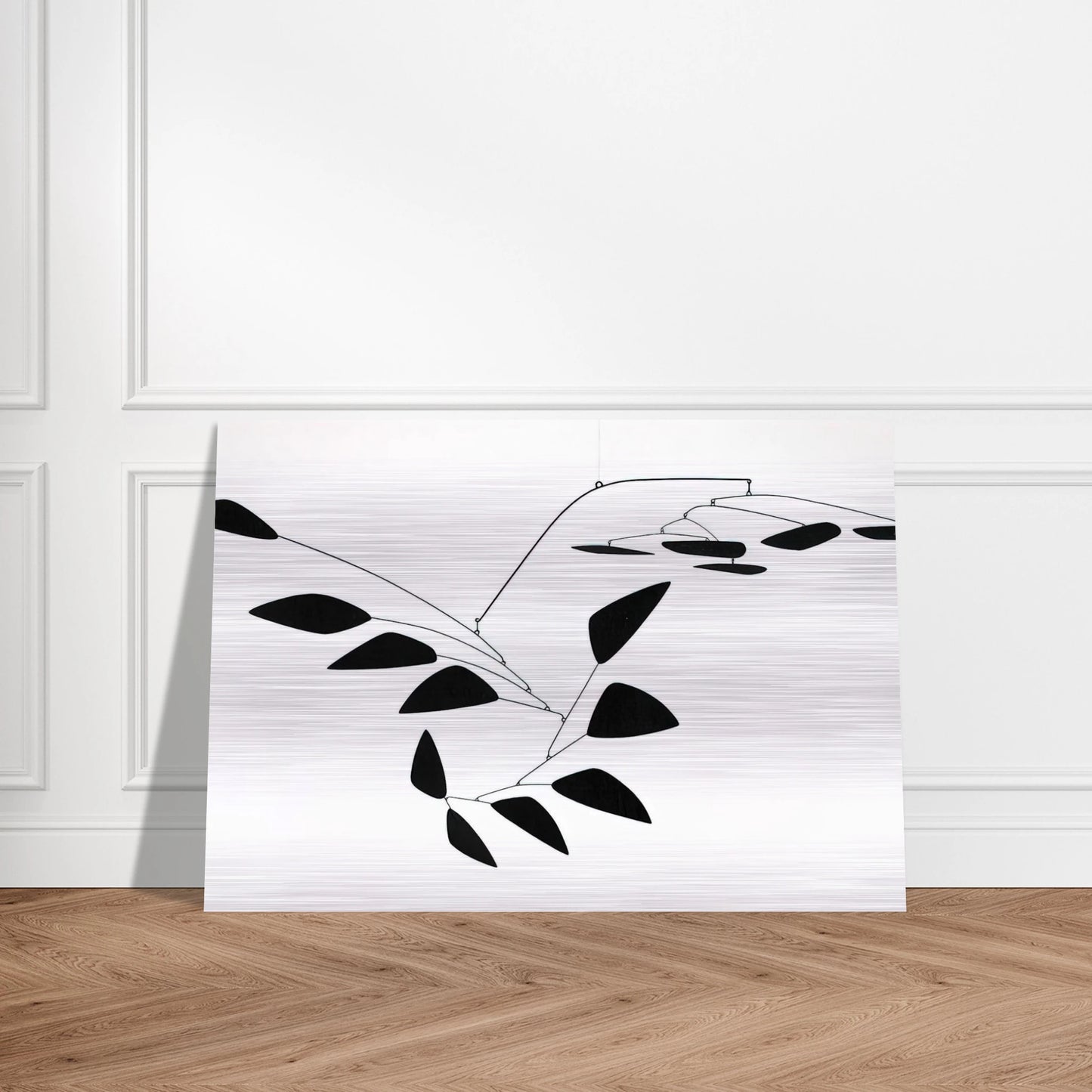 THE Y 1960 - Alexander Calder Brushed Aluminum Print - 70x100 cm / 28x40 inches | Alexander Calder Aluminum Print | Alexander Calder Prints
