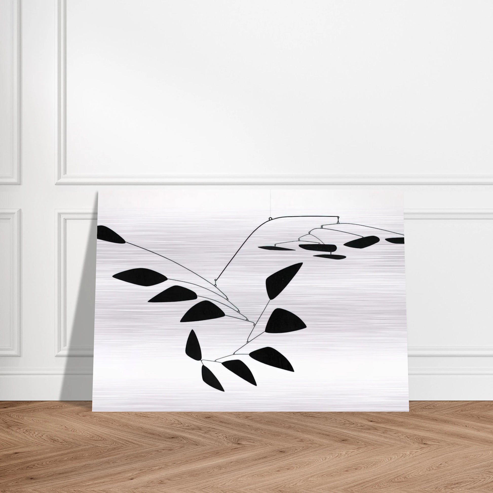 THE Y 1960 - Alexander Calder Brushed Aluminum Print - 70x100 cm / 28x40 inches | Alexander Calder Aluminum Print | Alexander Calder Prints