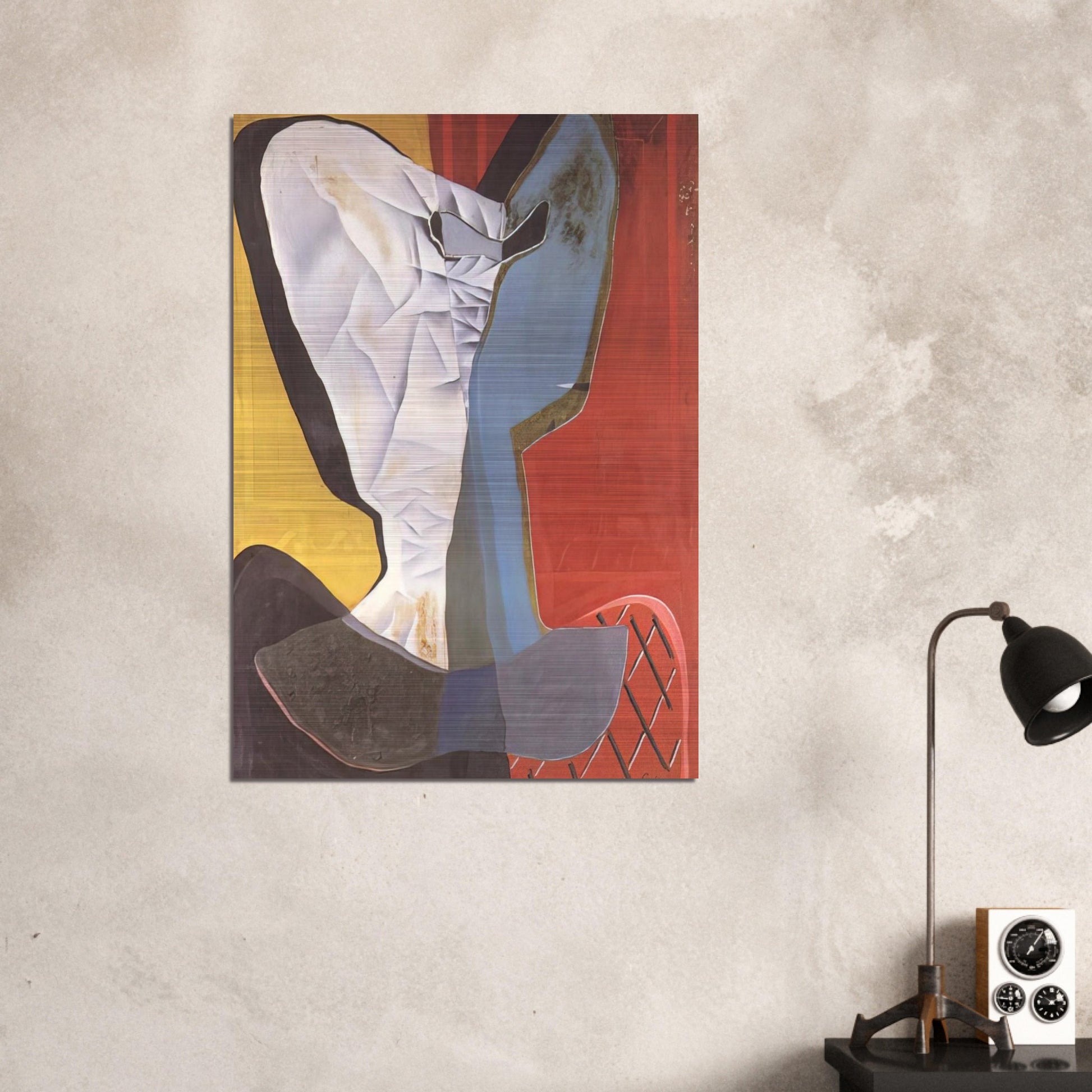 HARLEQUIN 1927 - Salvador Dali Brushed Aluminum Print - 70x100 cm / 28x40 inches | Salvador Dali Aluminum Print | Salvador Dali Prints