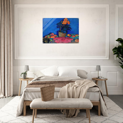STILL LIFE WITH BEGONIA 1911 - Alexej von Jawlensky Acrylic Print - 70x100 cm / 28x40″ inches