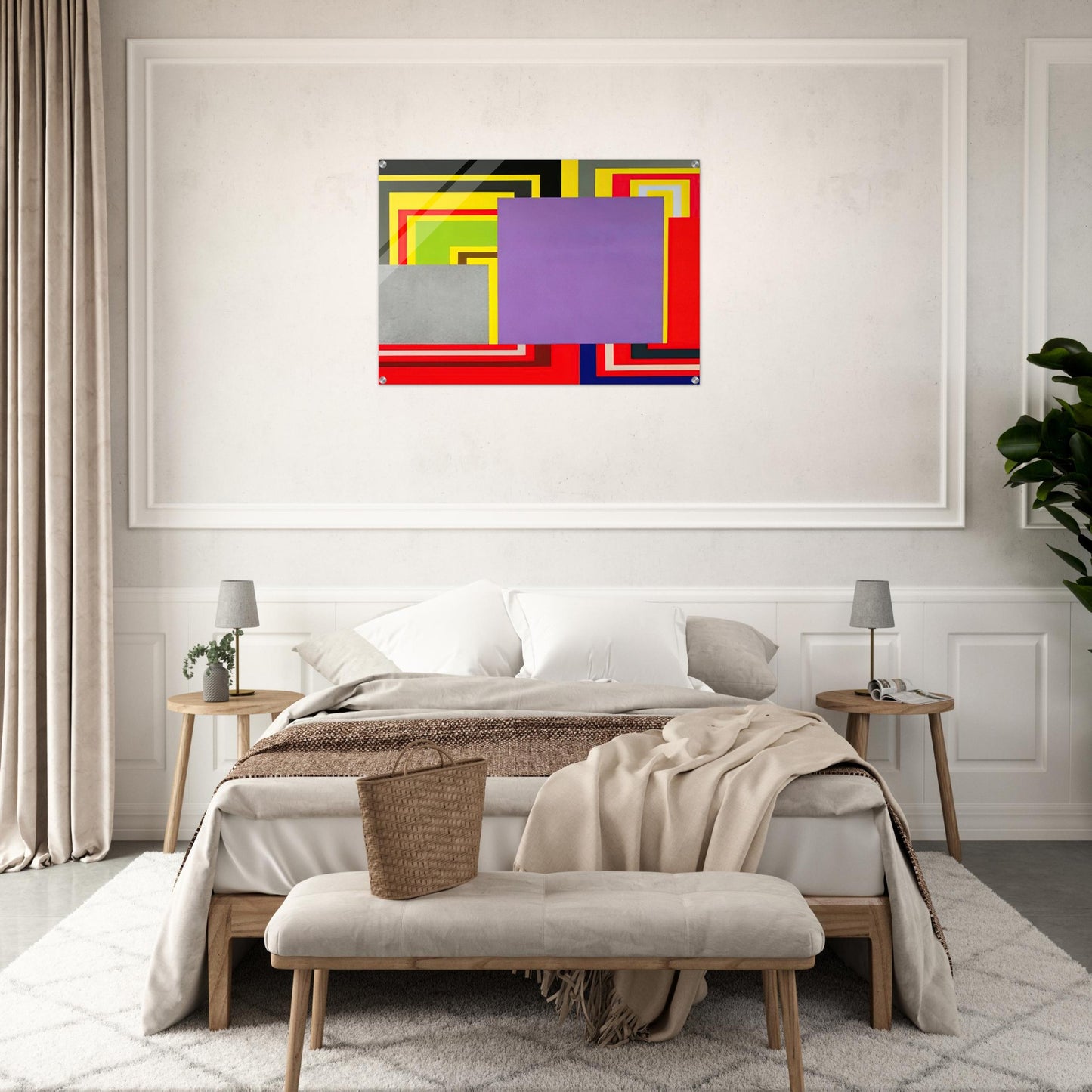 Cartoon Network - 1997 - Peter Halley Acrylic Print - 70x100 cm / 28x40″ inches