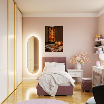 Jar Of Peaches - claude monet Brushed Aluminum Print - 70x100 cm / 28x40 inches | claude monet Aluminum Print | claude monet Prints