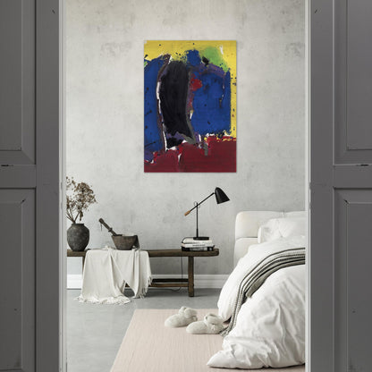Composition - Sam Francis Brushed Aluminum Print - 70x100 cm / 28x40 inches | Sam Francis Aluminum Print | Sam Francis Prints