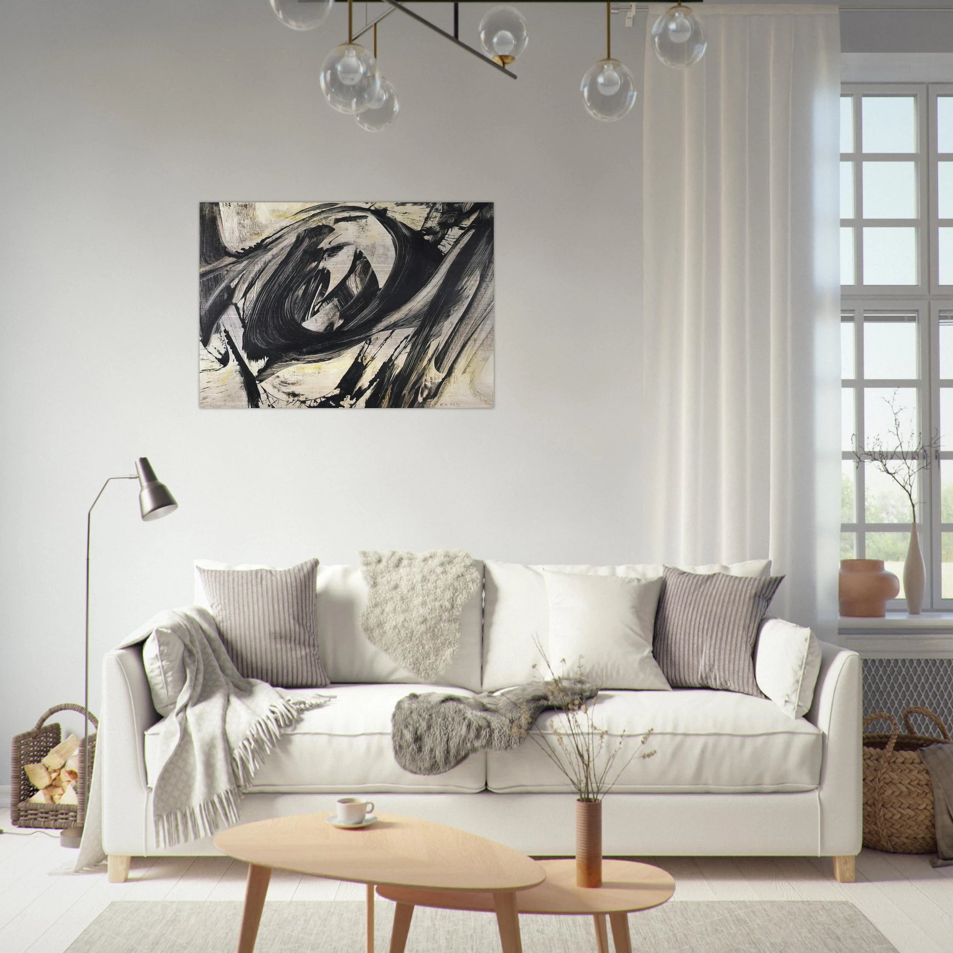 Karant 5.7.1957 - Karl Otto Gotz Brushed Aluminum Print - 70x100 cm / 28x40 inches | Karl Otto Gotz Aluminum Print | Karl Otto Gotz Prints