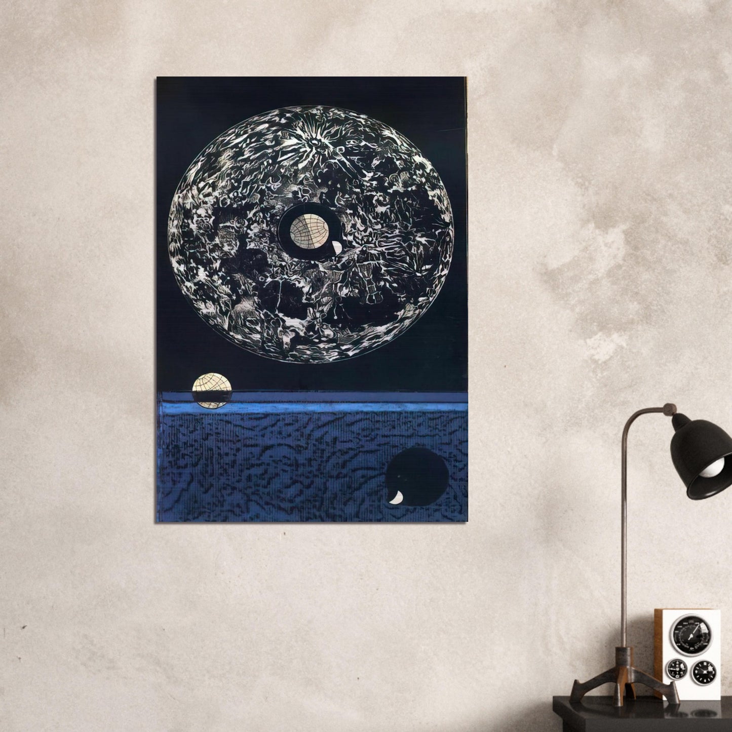 Configuration No.16 - Max Ernst Brushed Aluminum Print - 70x100 cm / 28x40 inches | Max Ernst Aluminum Print | Max Ernst Prints