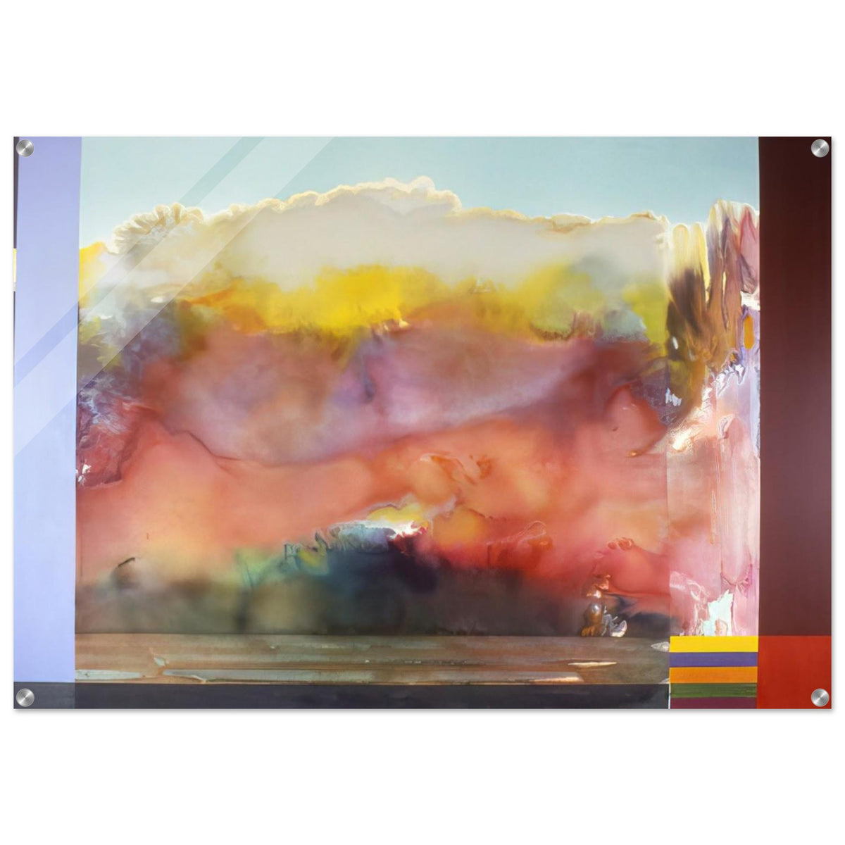 Rite of Spring - 1985 - Ronnie Landfield Acrylic Print - 70x100 cm / 28x40″ inches
