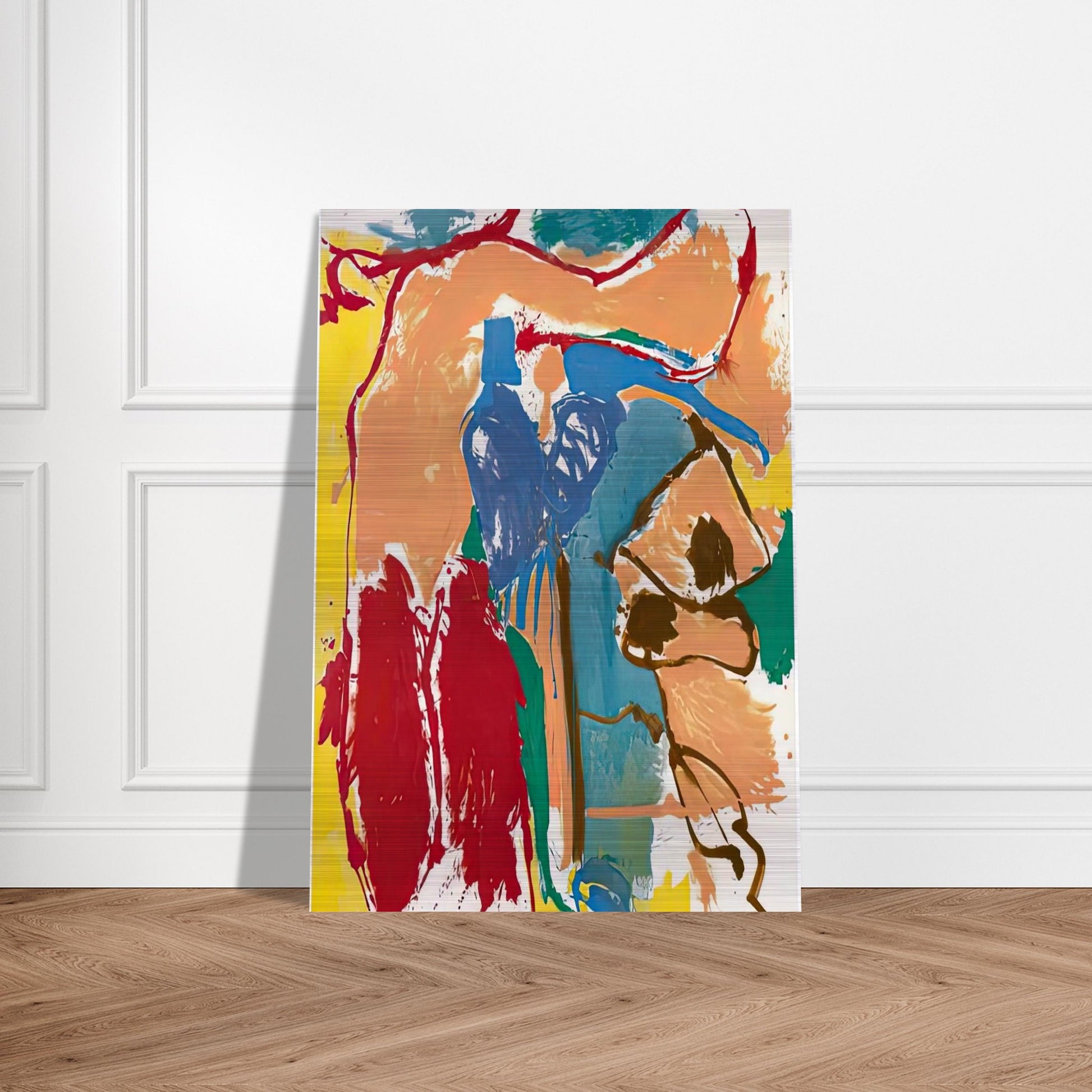 Mediterranean Thoughts, 1960- - Helen Frankenthaler Brushed Aluminum Print - 70x100 cm / 28x40 inches | Helen Frankenthaler Aluminum Print | Helen Frankenthaler Prints