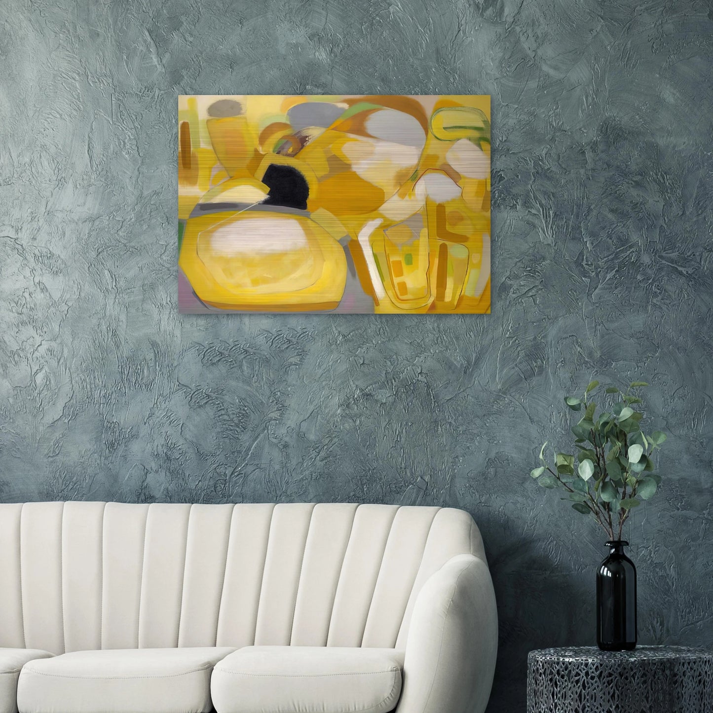 Desert Landscape - 1951 - John Ferren Brushed Aluminum Print - 70x100 cm / 28x40 inches | John Ferren Aluminum Print | John Ferren Prints