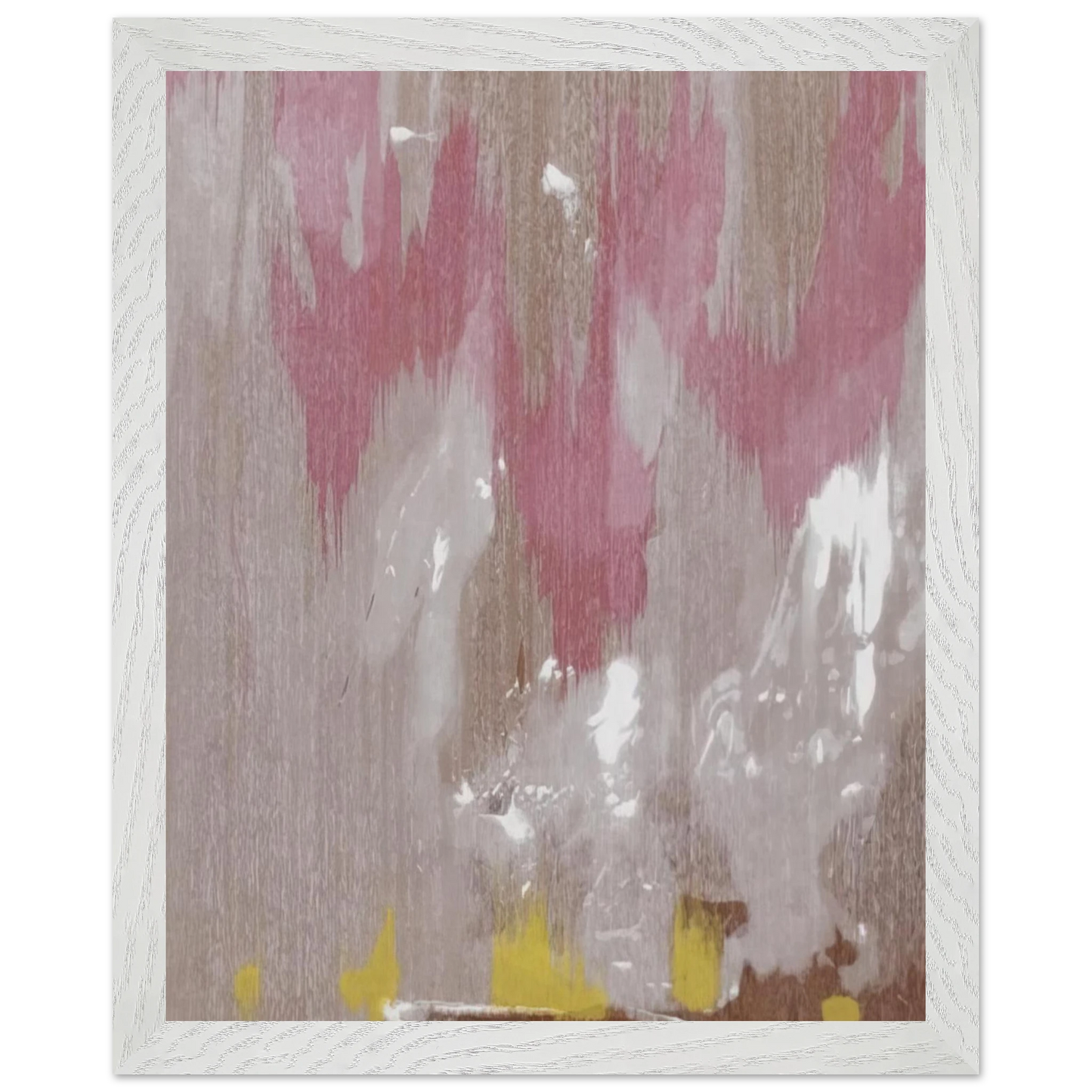 Helen Frankenthaler - Tales of Genji IV - 1998 Wall art - 15x20 cm / 6x8 inches - Premium Wooden Framed Poster With Fine Art Paper-canvas - Black frame