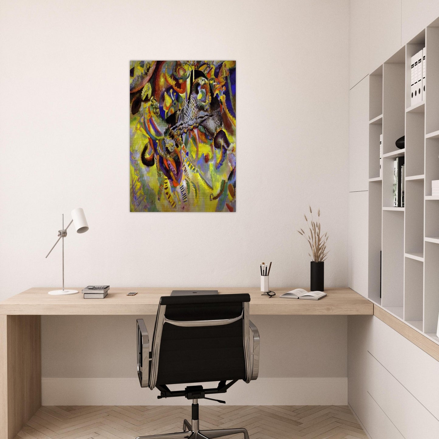 FUGUE 1914 - Wassily Kandinsky Brushed Aluminum Print - 70x100 cm / 28x40 inches | Wassily Kandinsky Aluminum Print | Wassily Kandinsky Prints
