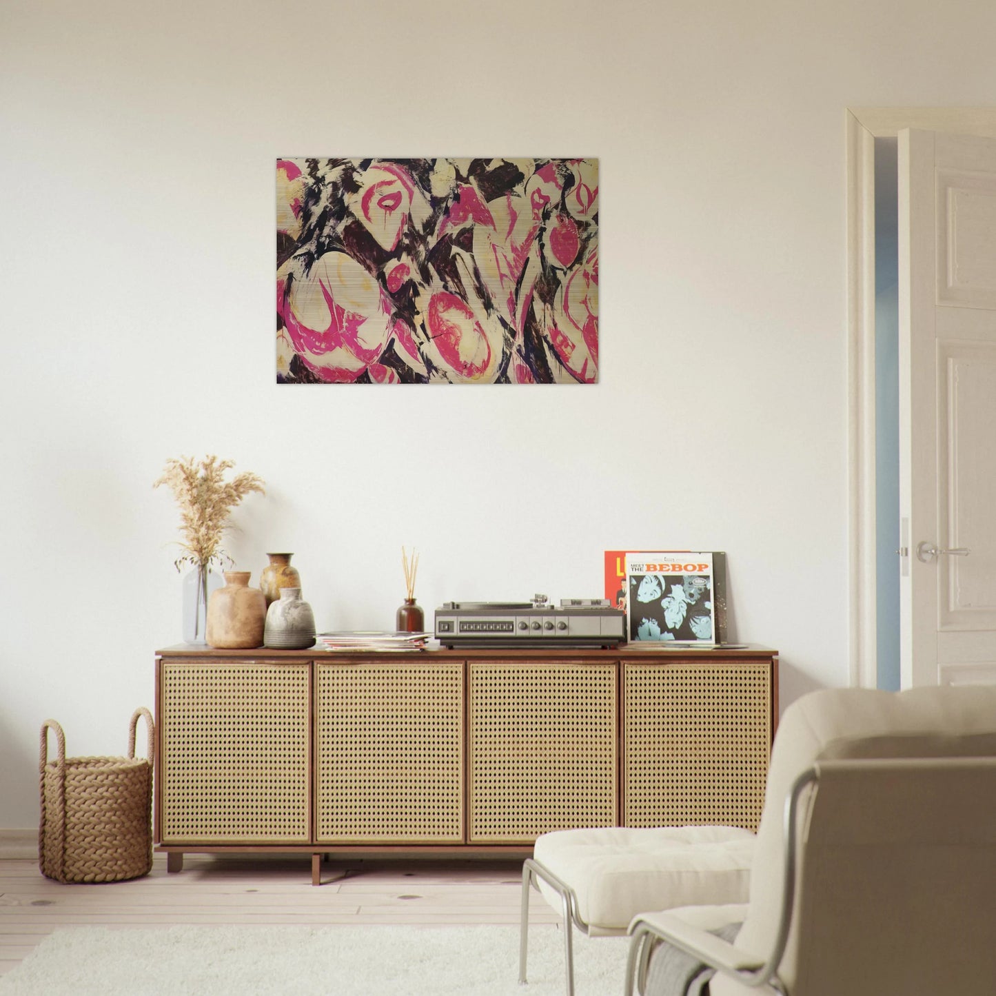 Gaea - Lee Krasner Brushed Aluminum Print - 70x100 cm / 28x40 inches | Lee Krasner Aluminum Print | Lee Krasner Prints