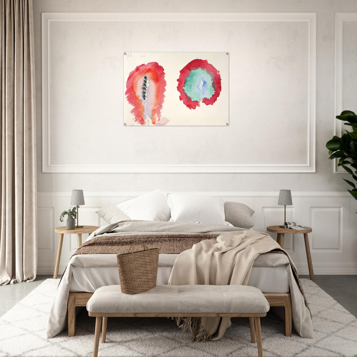 WHEAT AND WORMWOOD 1922 - Hilma af Klint Acrylic Print - 70x100 cm / 28x40″ inches