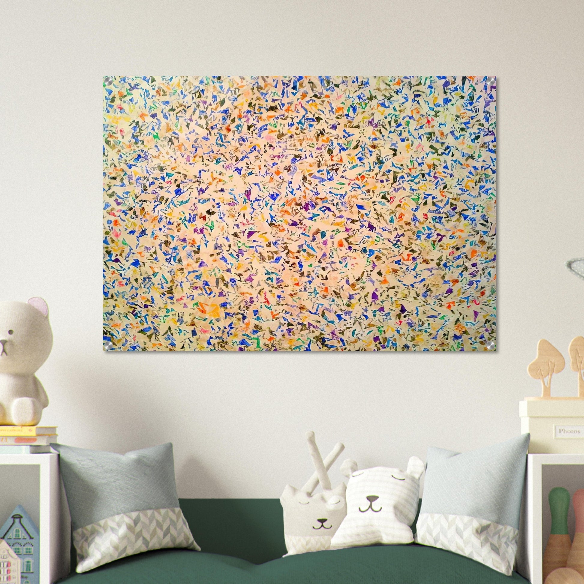 Untitled Suite 'Blancs' - 1973 - Simon Hantai Acrylic Print - 70x100 cm / 28x40″ inches