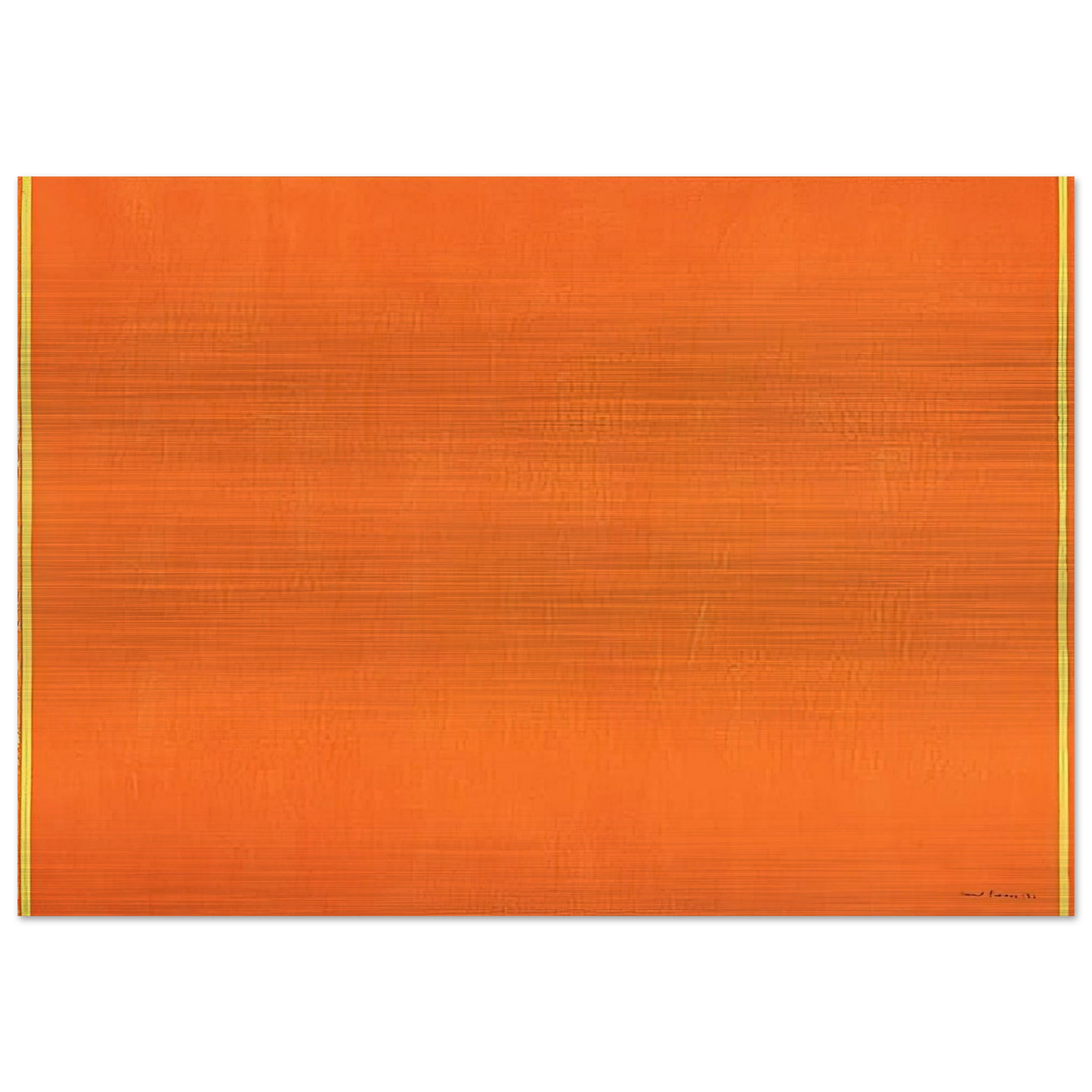 The Third - Barnett Newman Brushed Aluminum Print - 70x100 cm / 28x40 inches | Barnett Newman Aluminum Print | Barnett Newman Prints