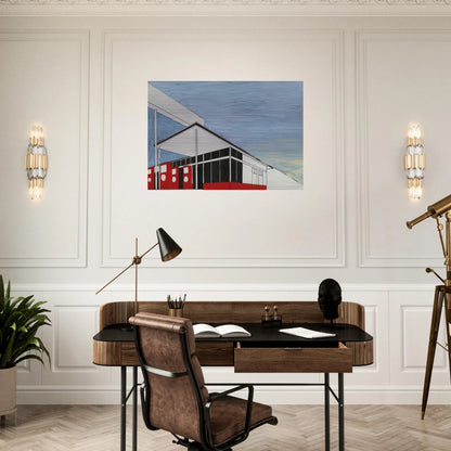 STANDARD STUDY 3 1963 - Edward Ruscha Brushed Aluminum Print - 70x100 cm / 28x40 inches | Edward Ruscha Aluminum Print | Edward Ruscha Prints