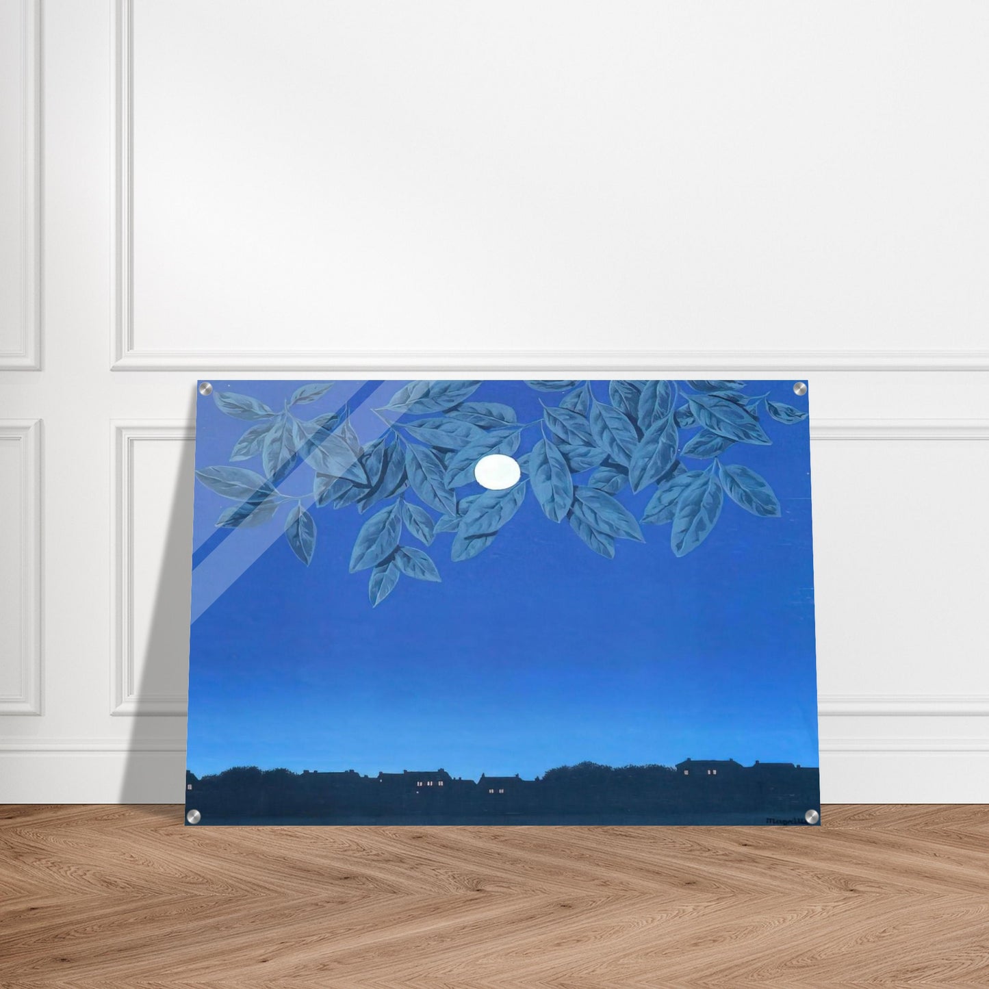 THE BLANK PAGE 1967 - Rene Magritte Acrylic Print - 70x100 cm / 28x40″ inches