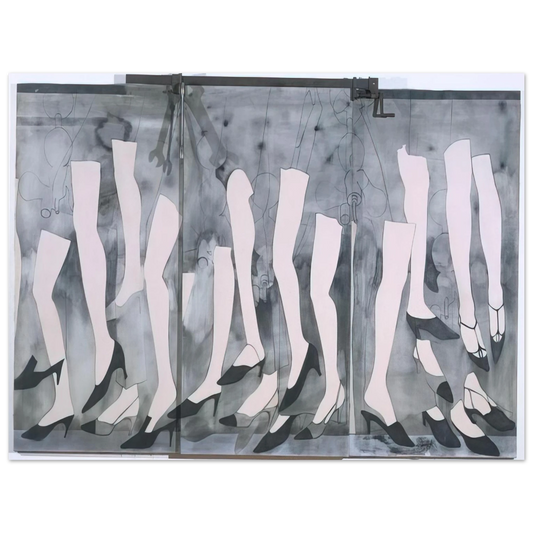 Jim Dine - WALKING DREAM WITH A FOUR FOOT CLAMP 1965  75x100 cm / 30x40inches Fine Art Poster
