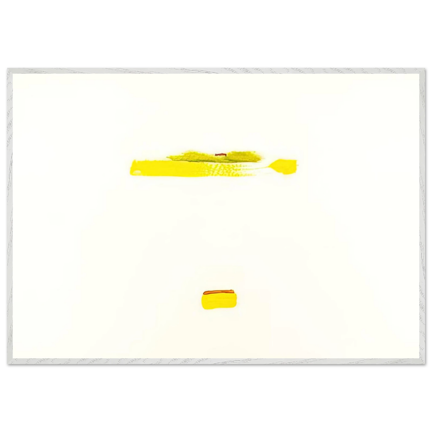 Helen Frankenthaler - New York III - 1972 Wall art - 70x100 cm / 28x40 inches - Premium Wooden Framed Poster With Fine Art Paper-canvas - Wood frame