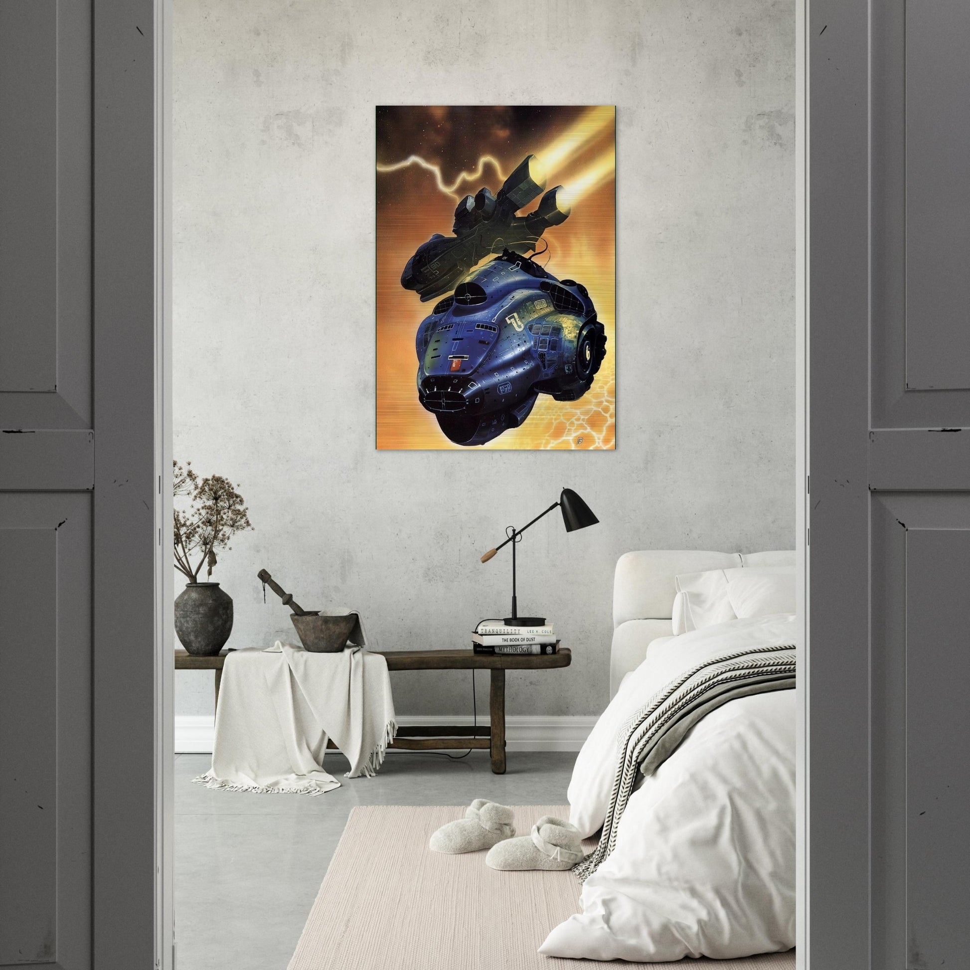 Chris Foss - Chris Foss Brushed Aluminum Print - 70x100 cm / 28x40 inches | Chris Foss Aluminum Print | Chris Foss Prints