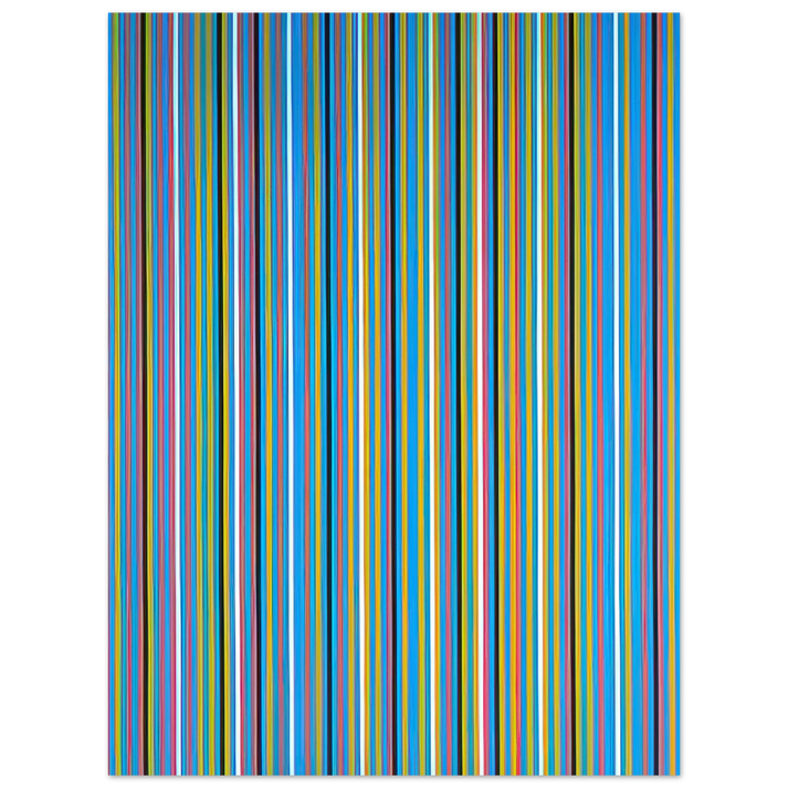 Bridget Riley - ACHEAN 1981  75x100 cm / 30x40inches Fine Art Poster